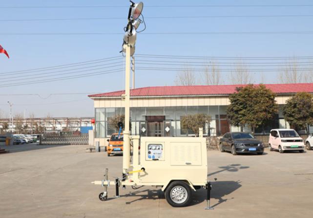 翔工的照明燈車，哪里需要哪里搬
